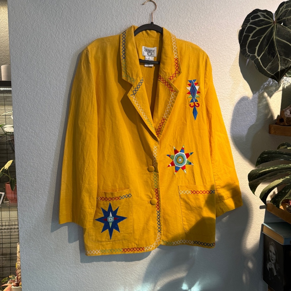 Vintage Cervelle Embellished Blazer